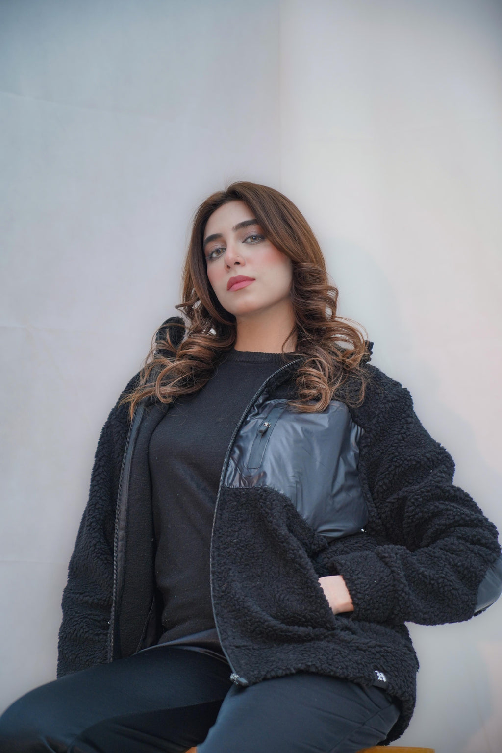 The Shadow Sherpa Jacket – HIZ Clozet Pakistan