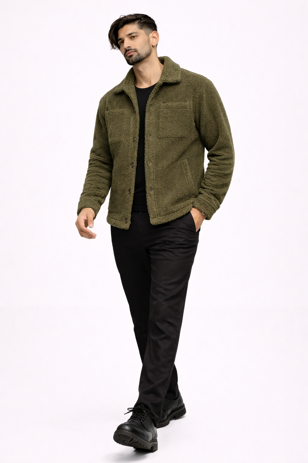 The Atelier Sherpa Jacket – Olive