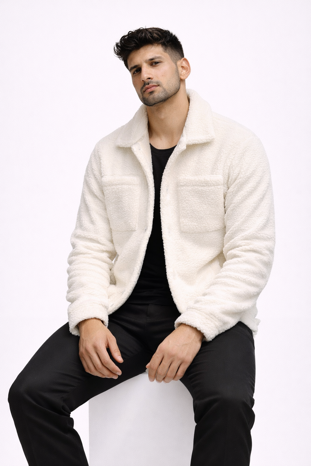 The Atelier Sherpa Jacket – White