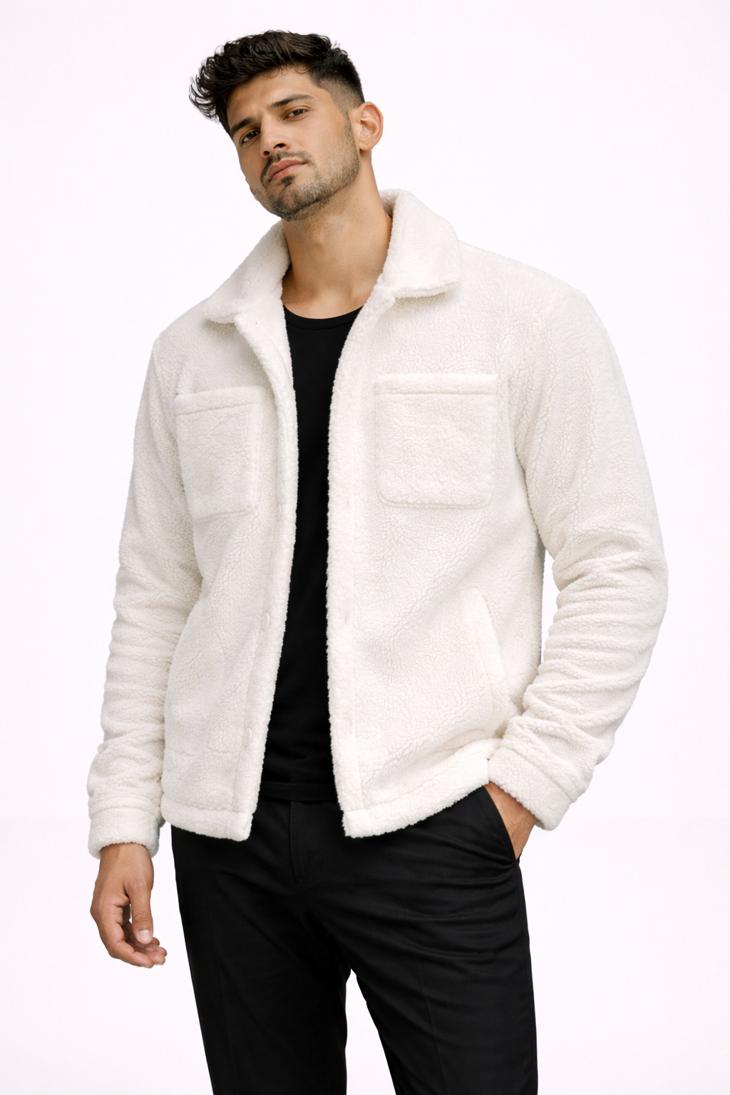The Atelier Sherpa Jacket – White
