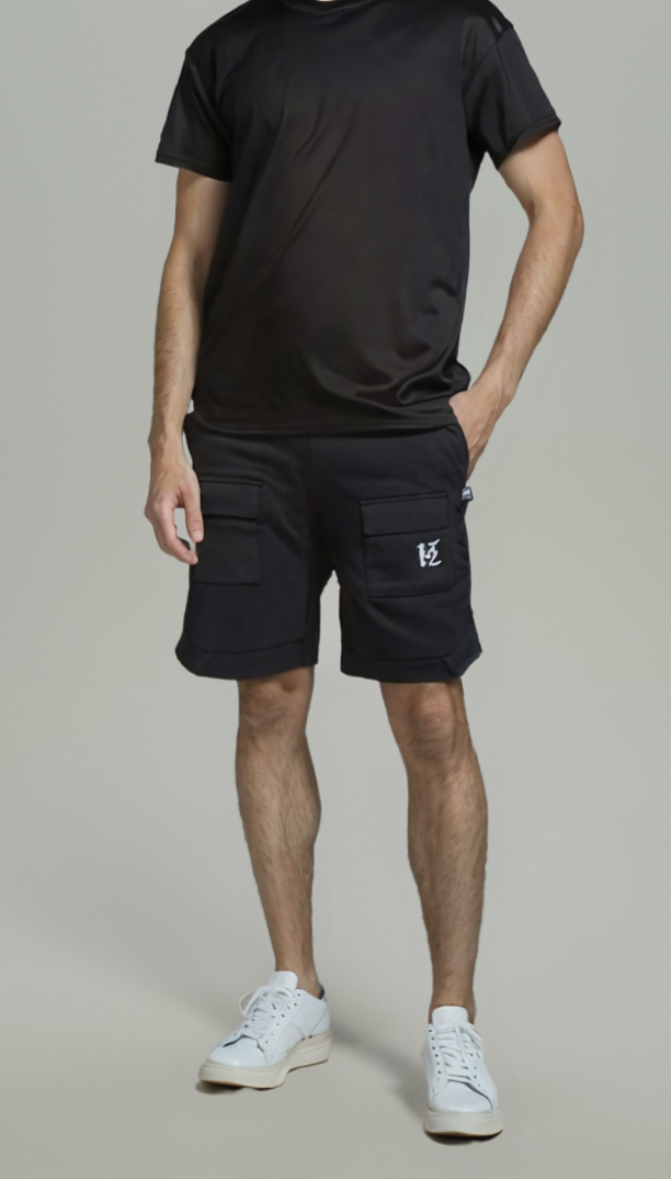 HIZ Cargo Shorts Black