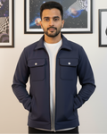 Softshell Trucker Jacket – Navy Blue