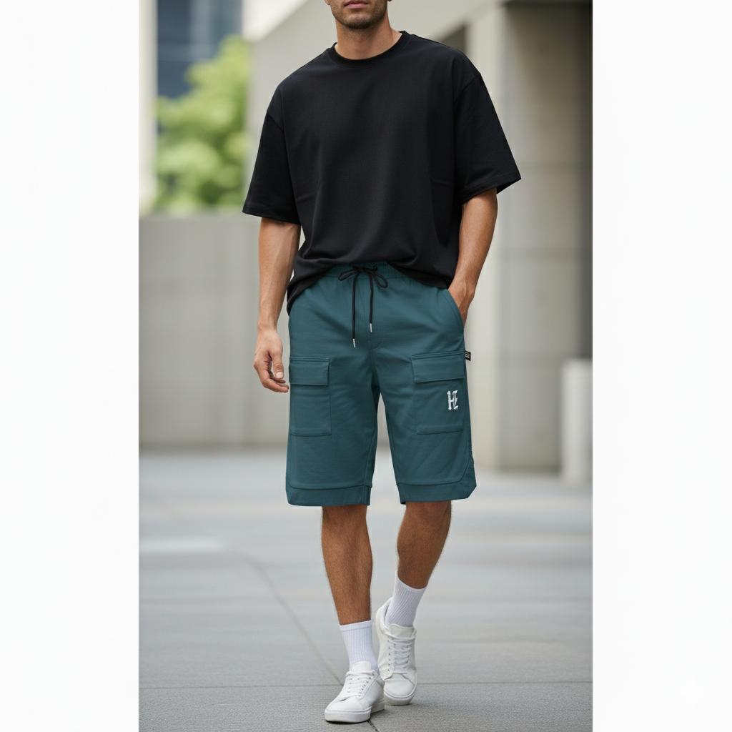 HIZ Cargo Shorts Green