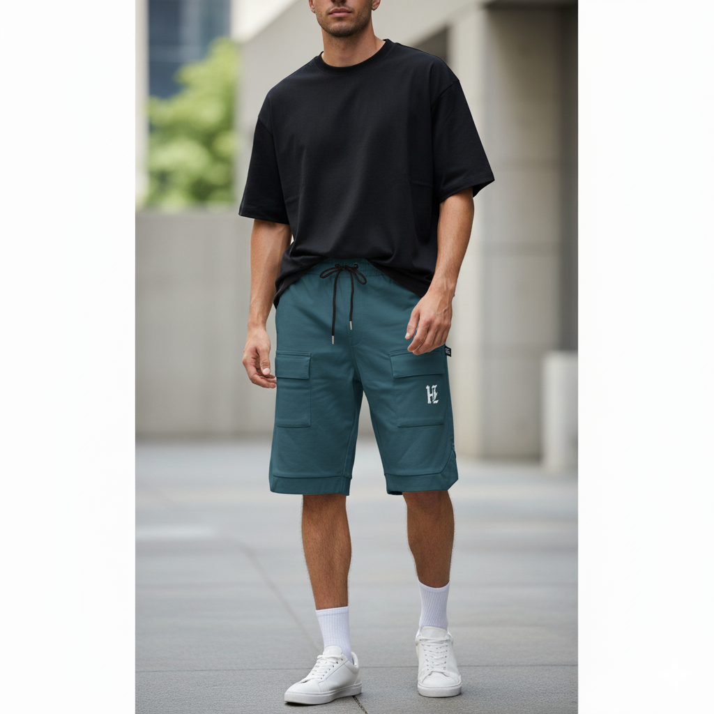 HIZ Cargo Shorts Green