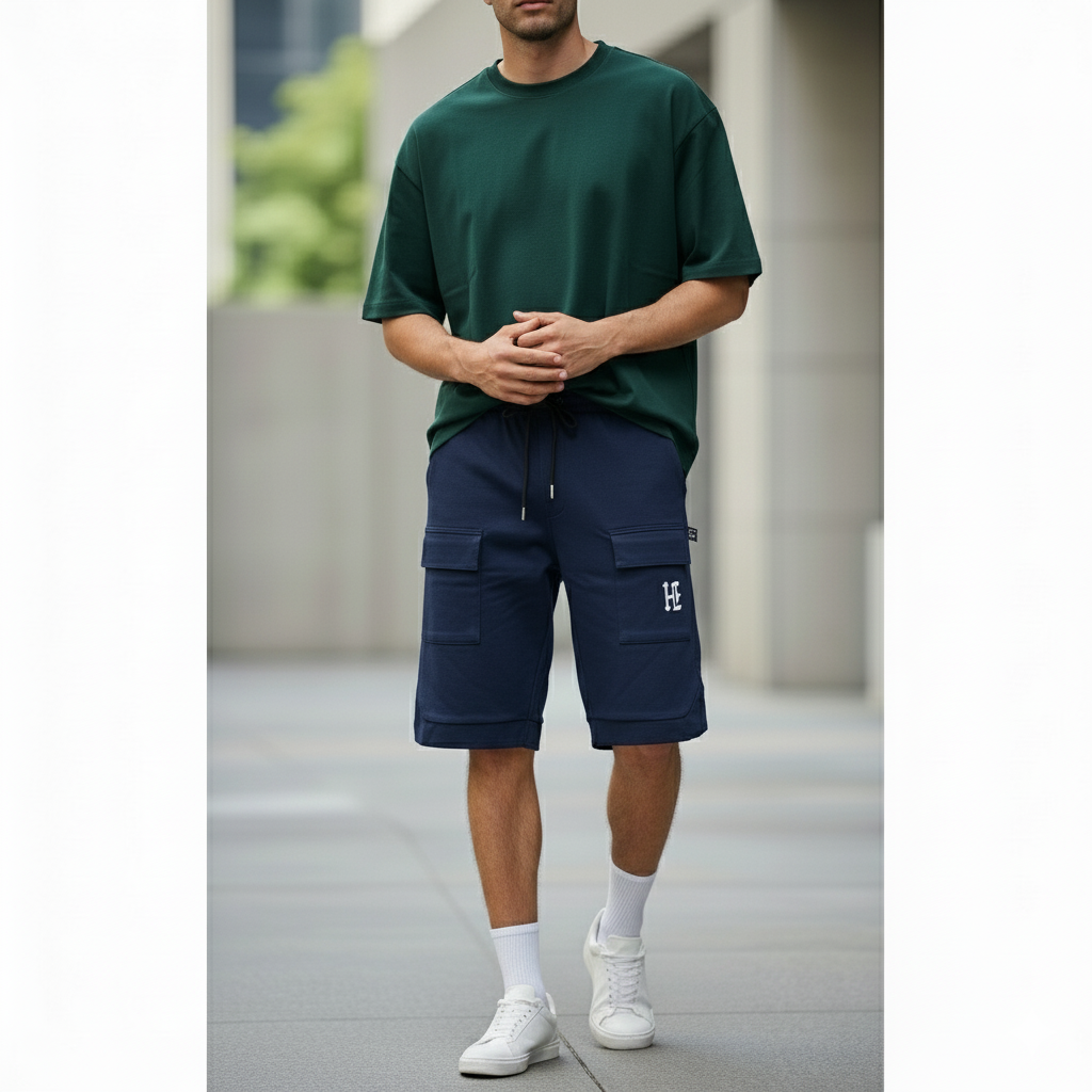 HIZ Cargo Shorts Navy