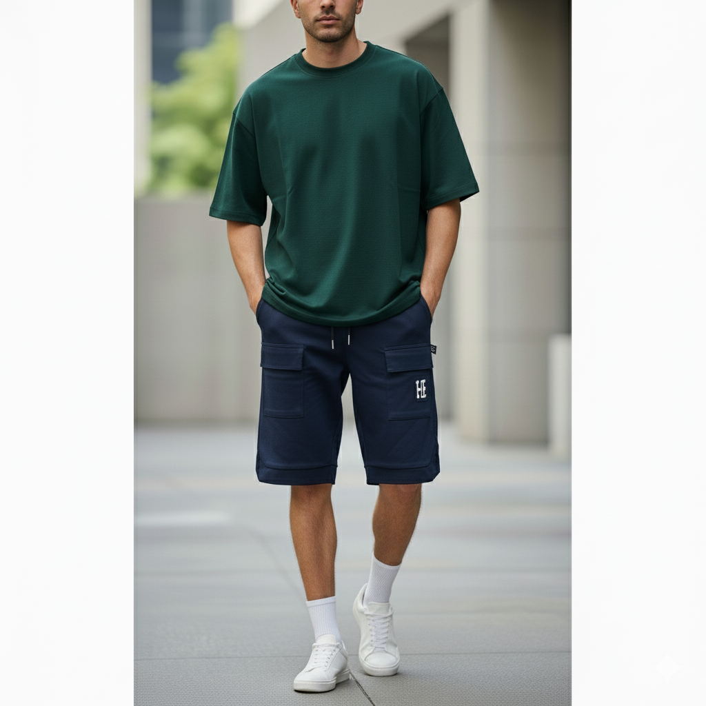 HIZ Cargo Shorts Navy