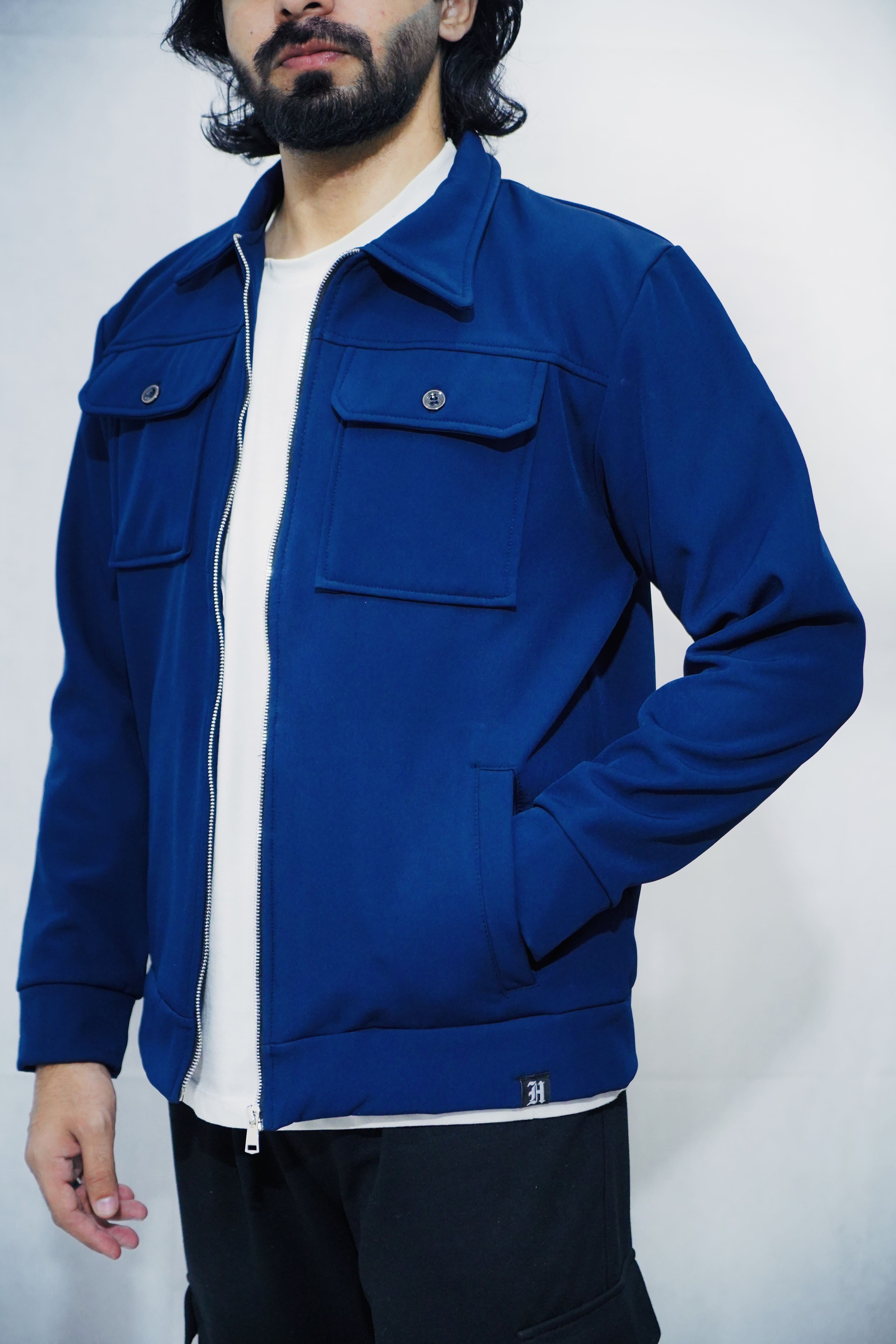 HIZ Softshell Jacket Navy Blue – Men’s Streetwear Pakistan