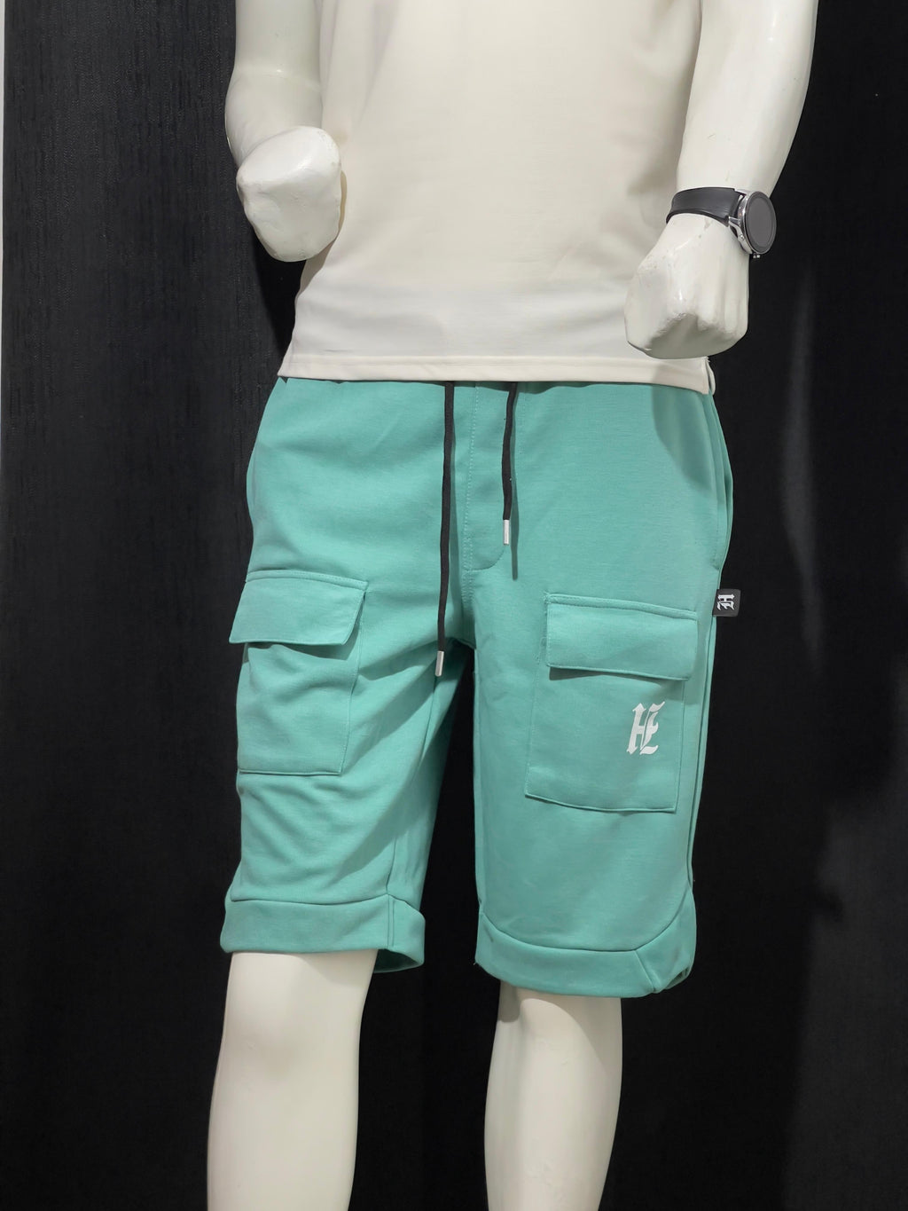HIZ Cargo Shorts Mint Green
